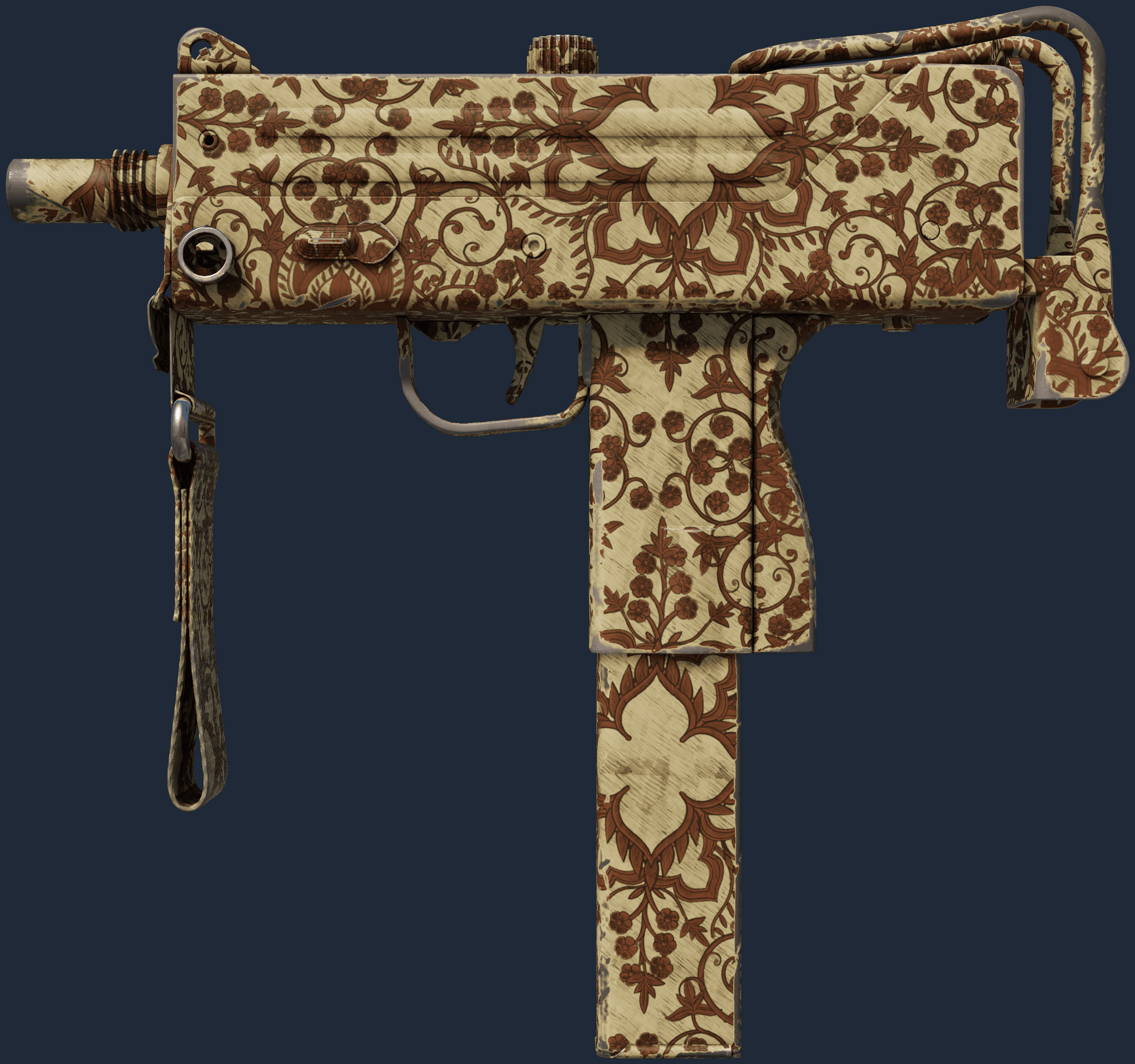 MAC-10 | Sienna Damask Image