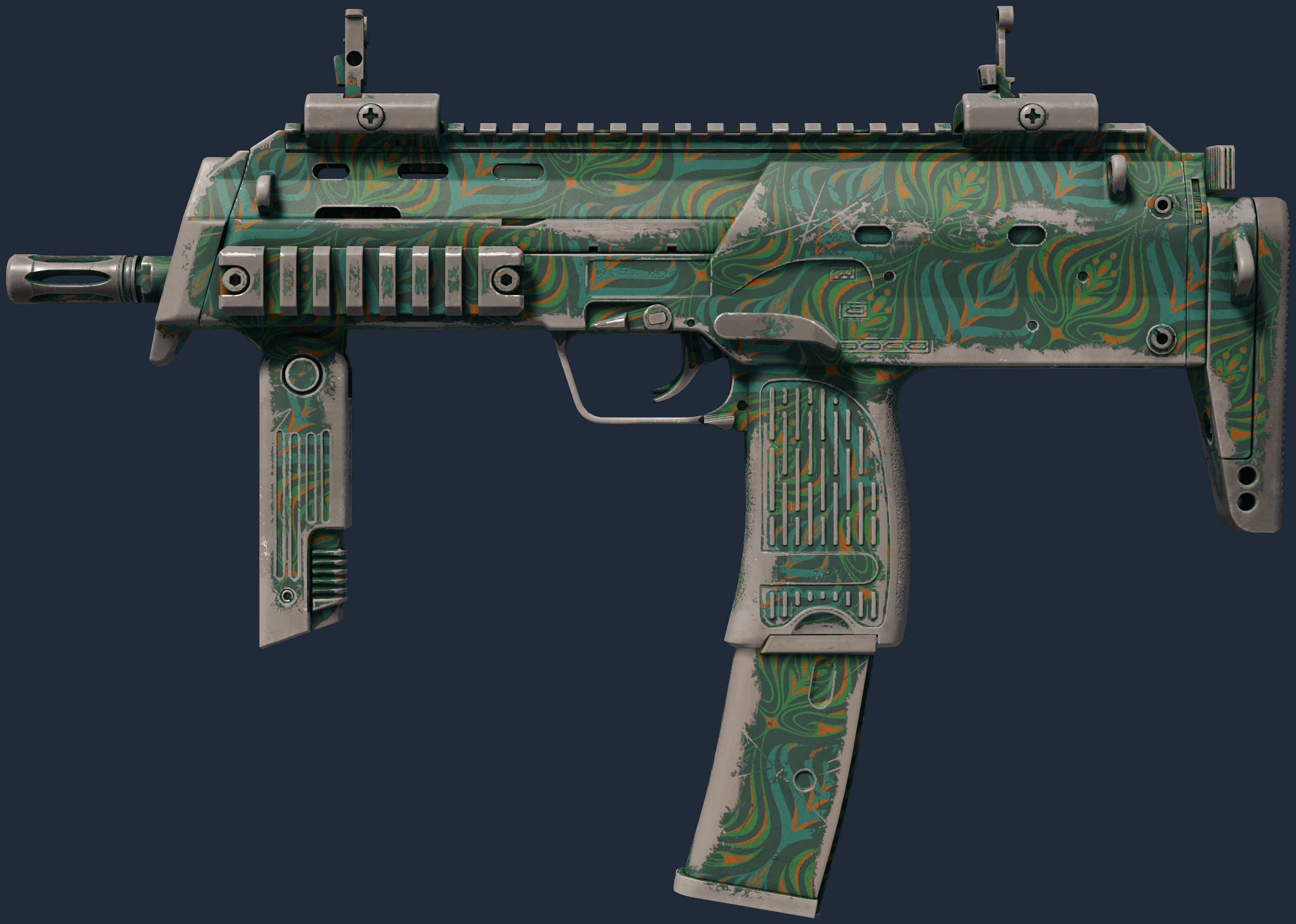 MP7 | Teal Blossom Image