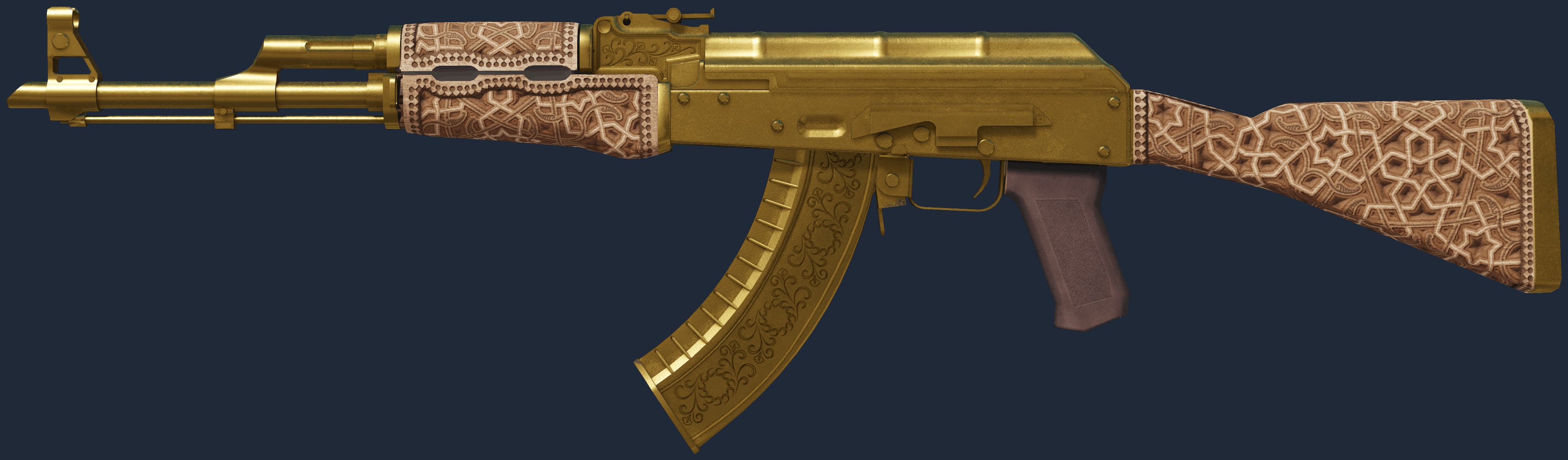 AK-47 | Gold Arabesque Image