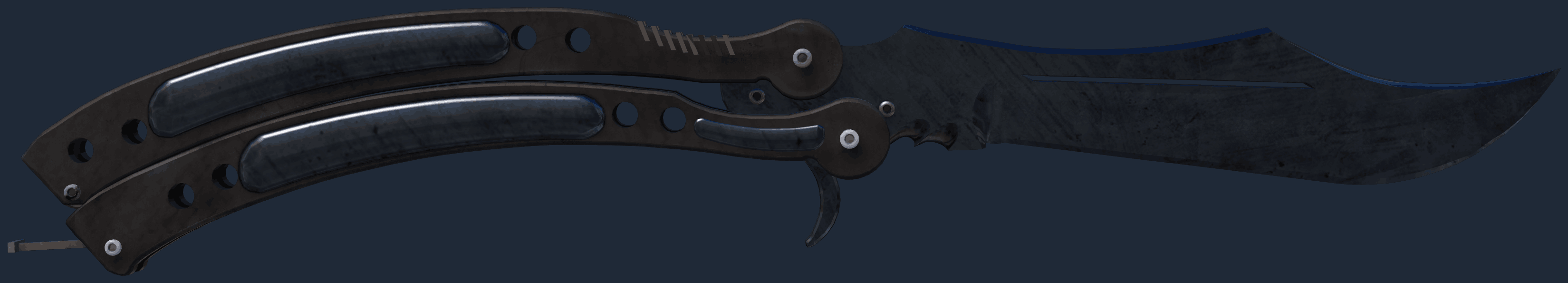 ★ Butterfly Knife | Blue Steel Image