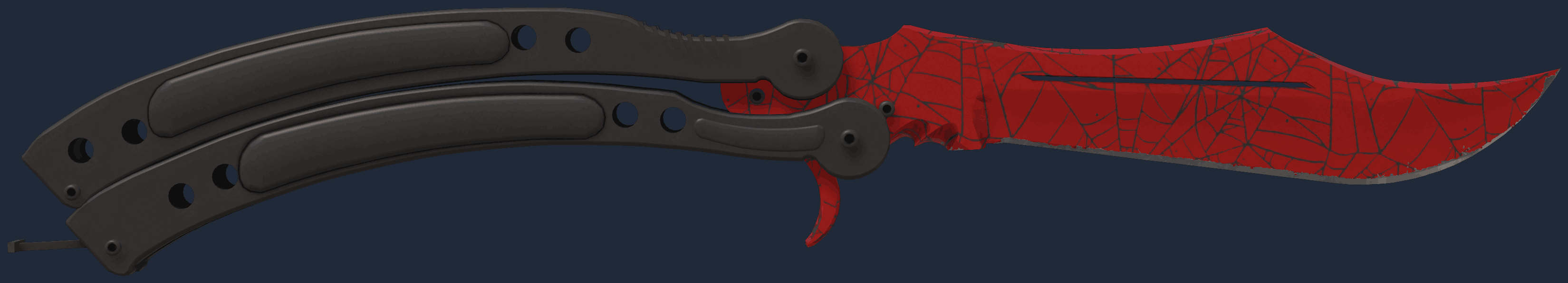 ★ Butterfly Knife | Crimson Web Image