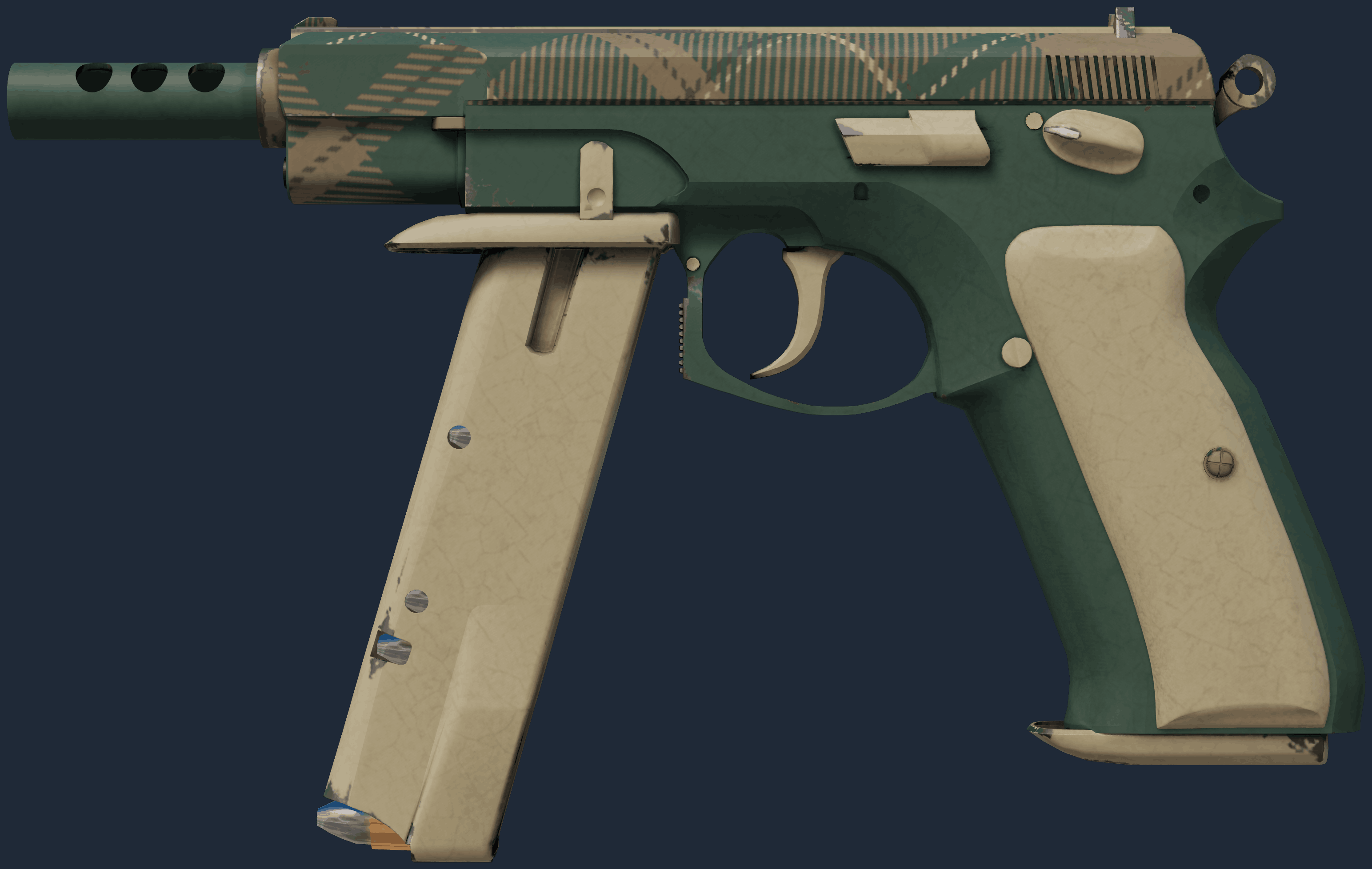 CZ75-Auto | Green Plaid Image