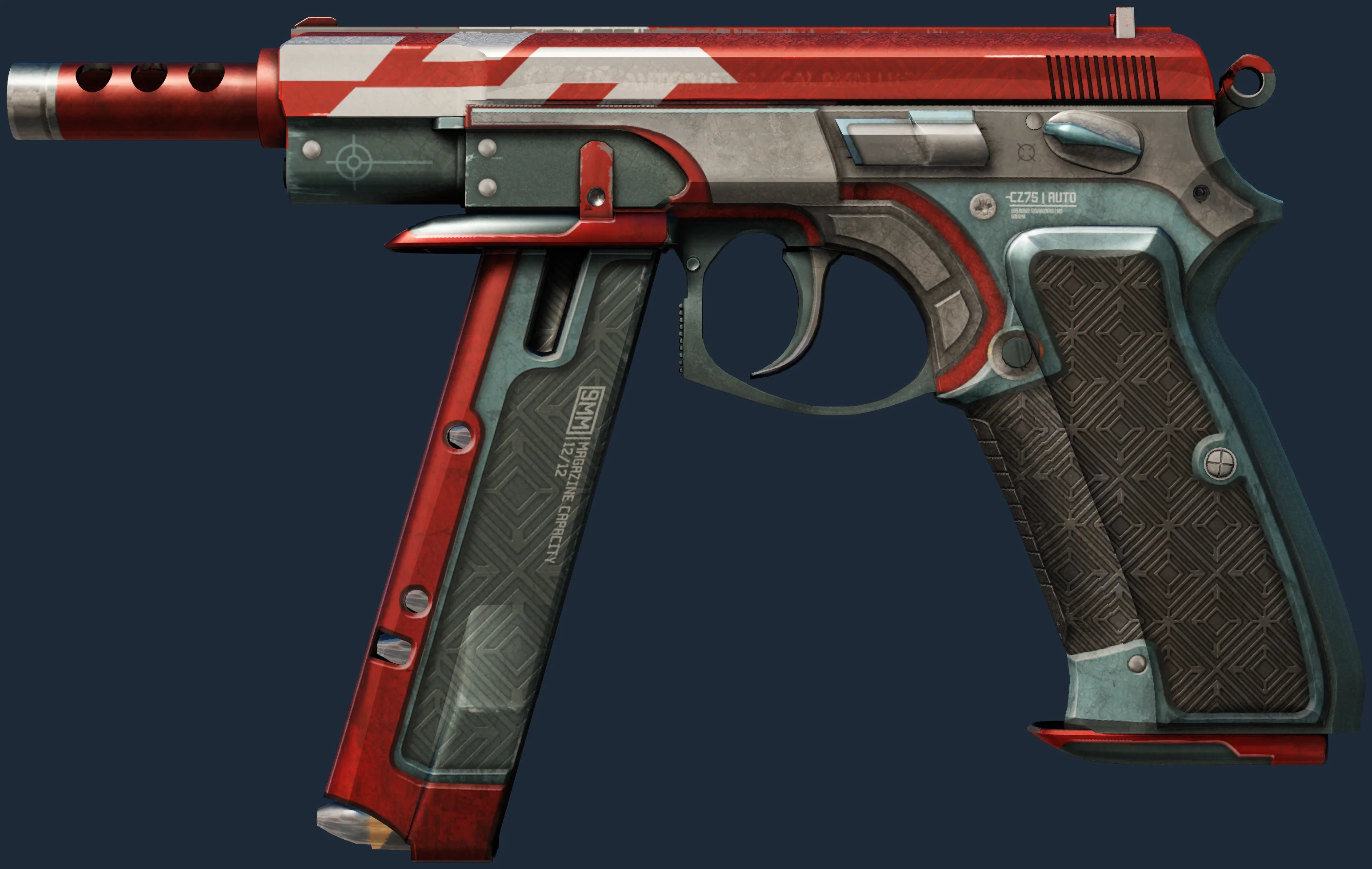 CZ75-Auto | Red Astor Image