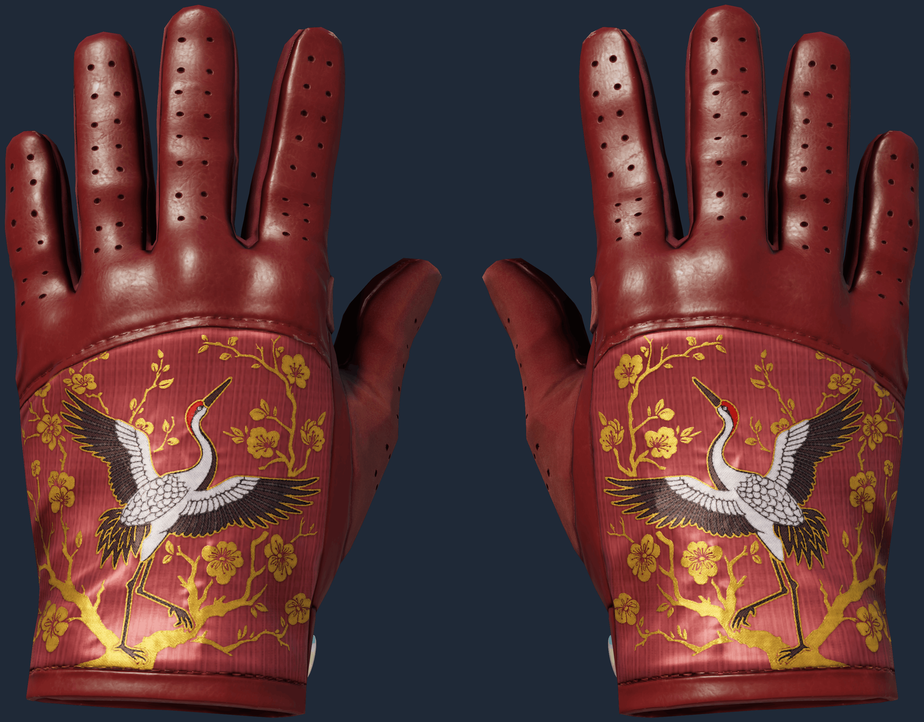★ Driver Gloves | Brocade Crane Image