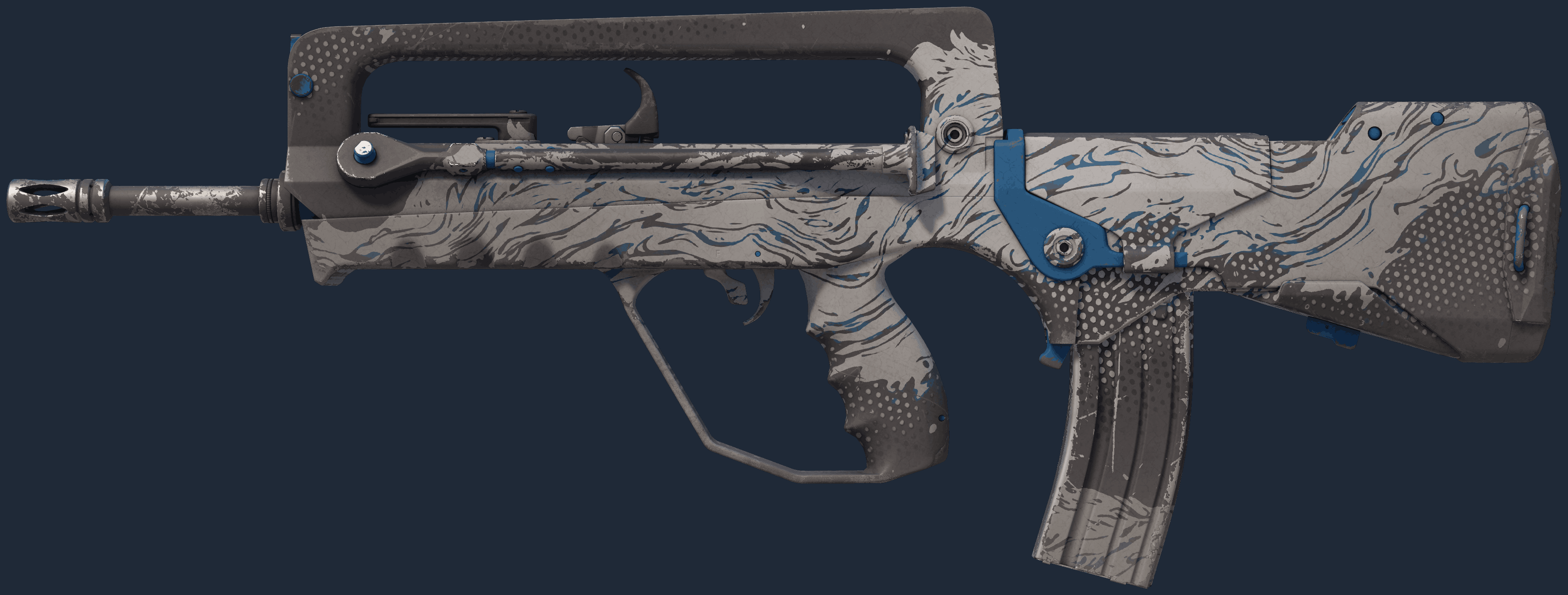 FAMAS | Halftone Wash Image