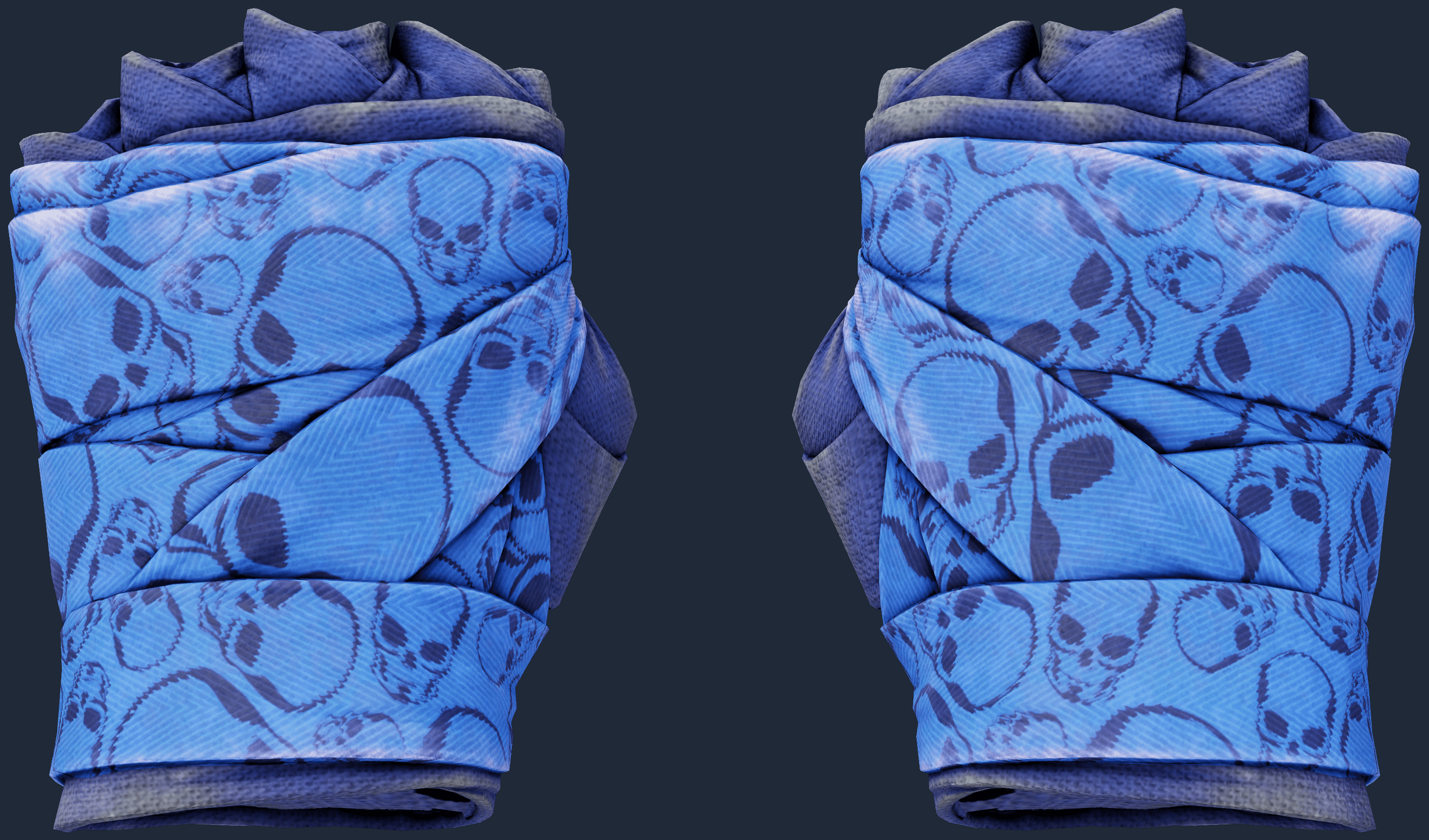 ★ Hand Wraps | Cobalt Skulls Image