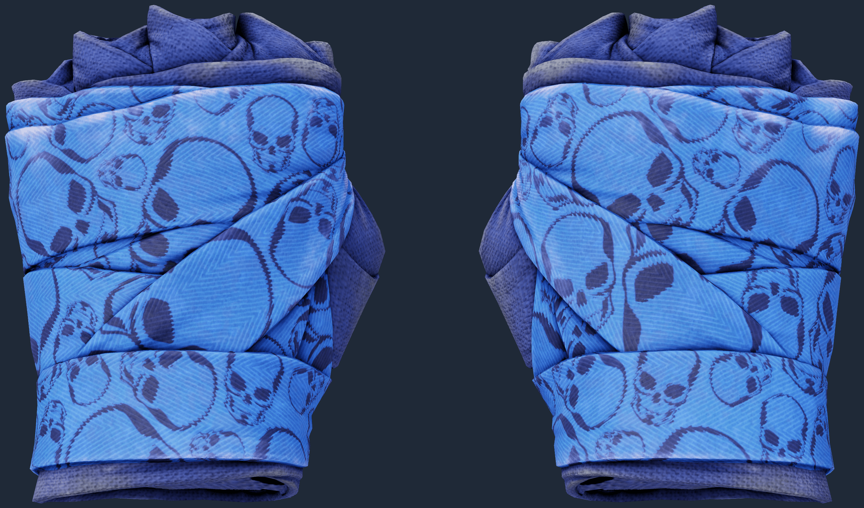 ★ Hand Wraps | Cobalt Skulls Image