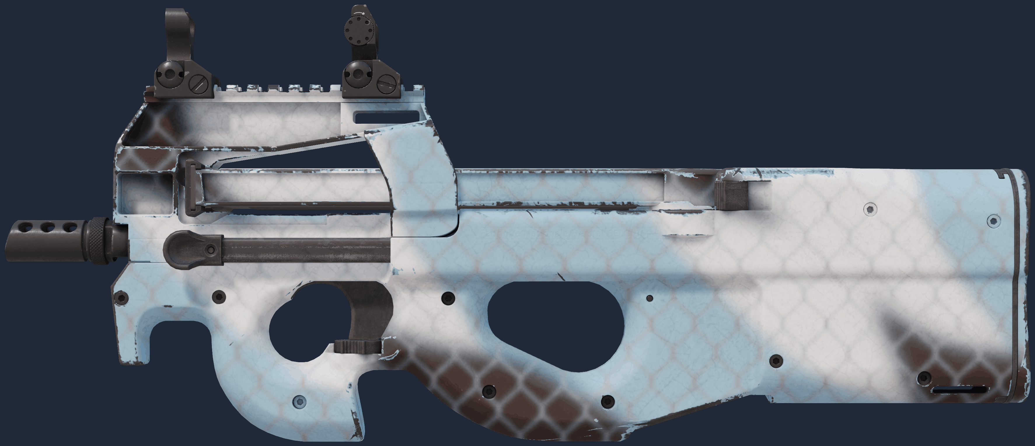 P90 | Glacier Mesh Image