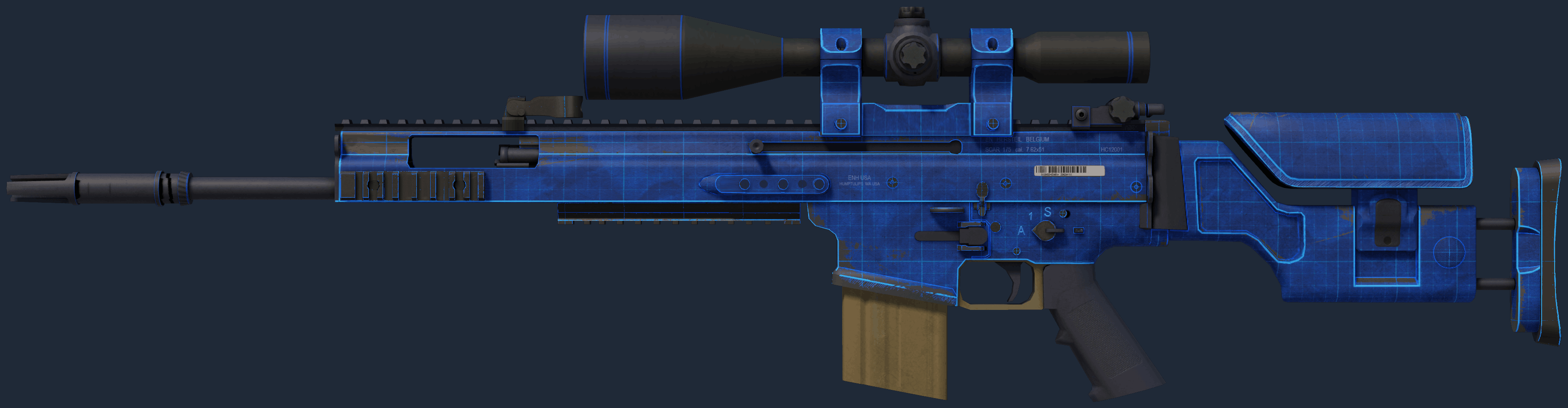 SCAR-20 | Blueprint Image