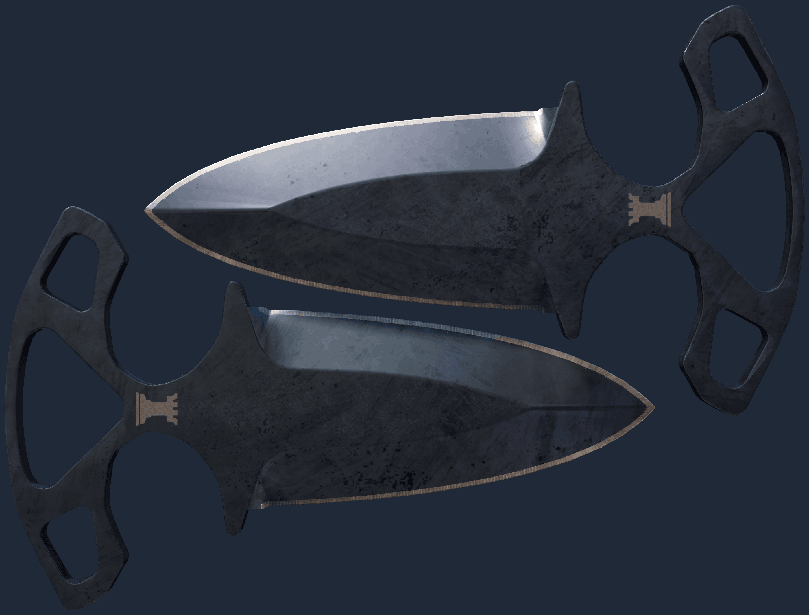 ★ Shadow Daggers | Blue Steel Image