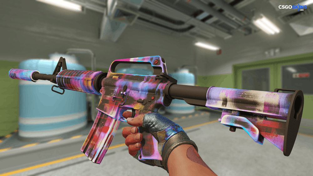 M4A1-S | Glitched Paint Artwork