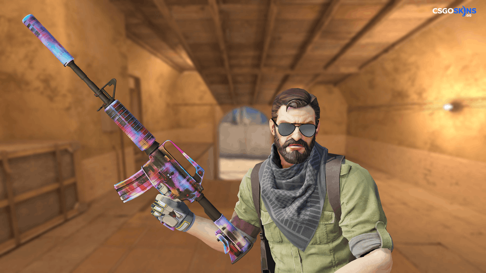 M4A1-S | Glitched Paint Artwork