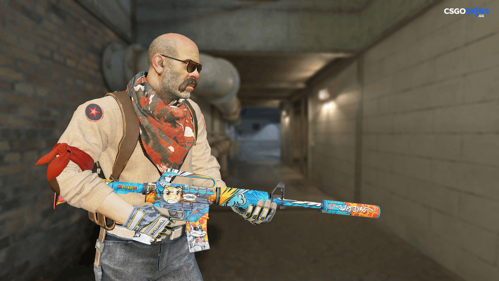 M4A1-S | Player Two Artwork