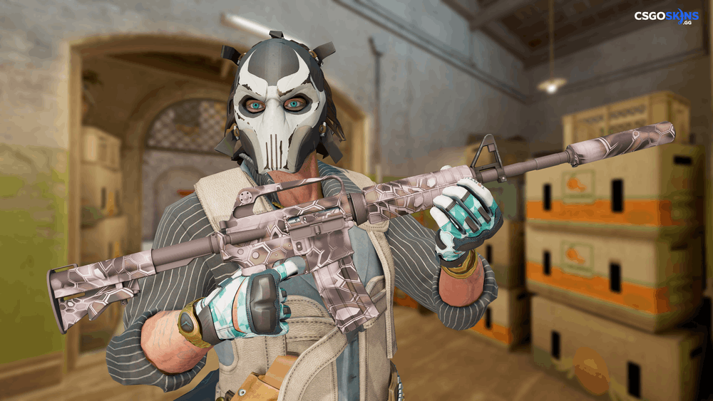 M4A1-S | Rose Hex Artwork