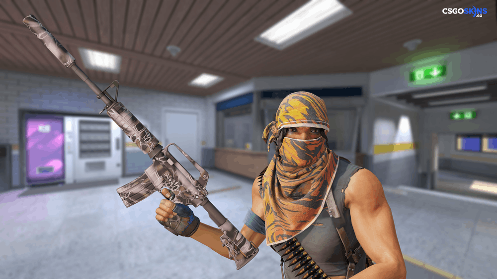 M4A1-S | Rose Hex Artwork