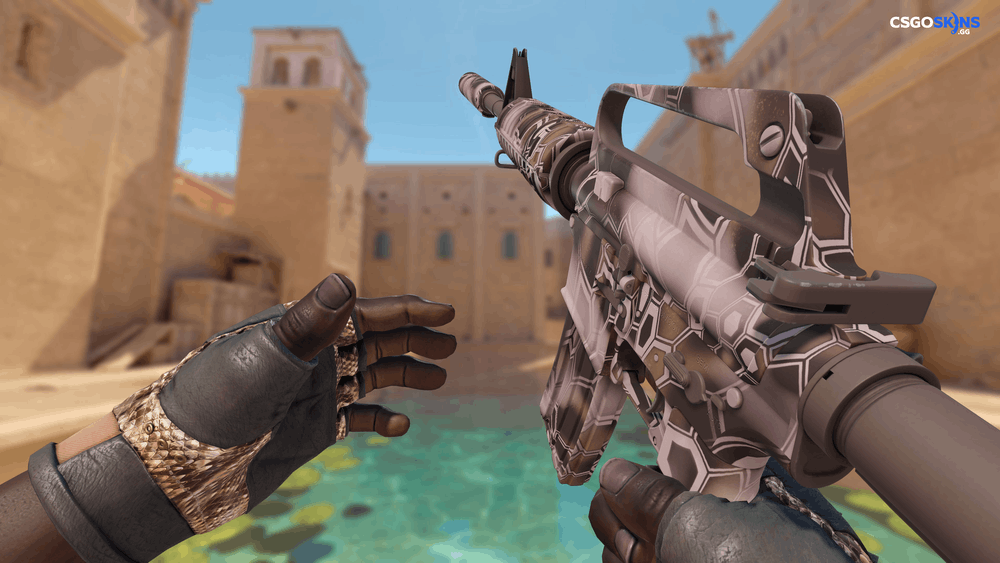 M4A1-S | Rose Hex Artwork
