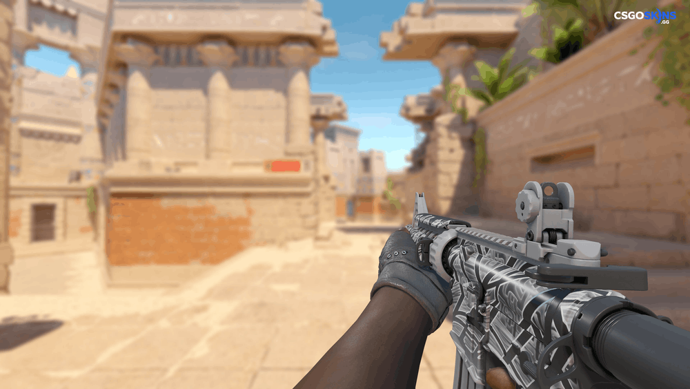 M4A4 | Aeolian Dark Artwork