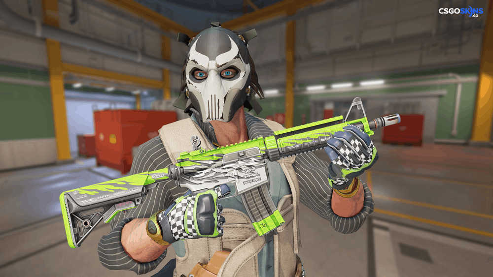 M4A4 | Full Throttle Artwork