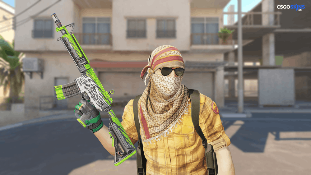 M4A4 | Full Throttle Artwork