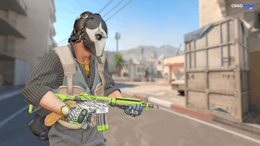 M4A4 | Full Throttle Artwork