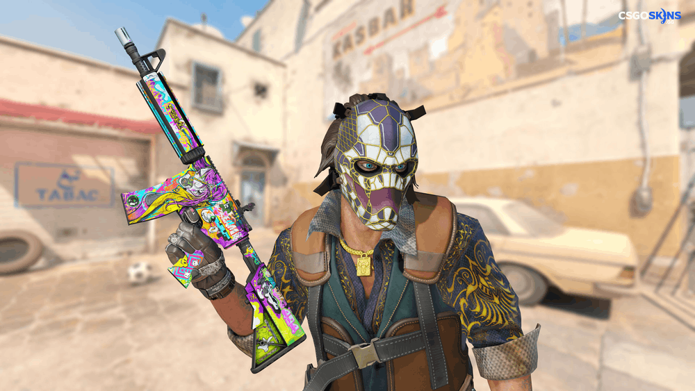 M4A4 | In Living Color Artwork