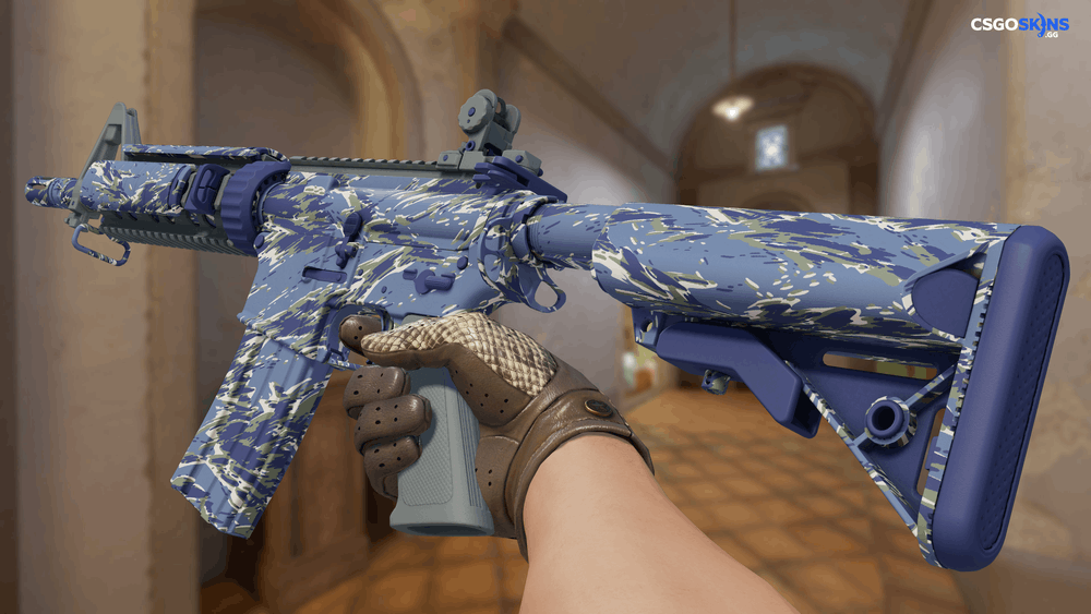 M4A4 | Naval Shred Camo Artwork