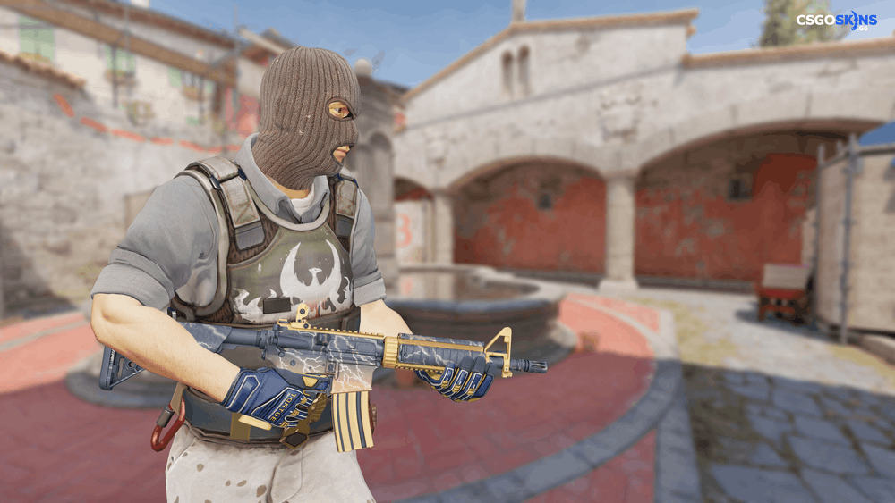 M4A4 | Sheet Lightning Artwork