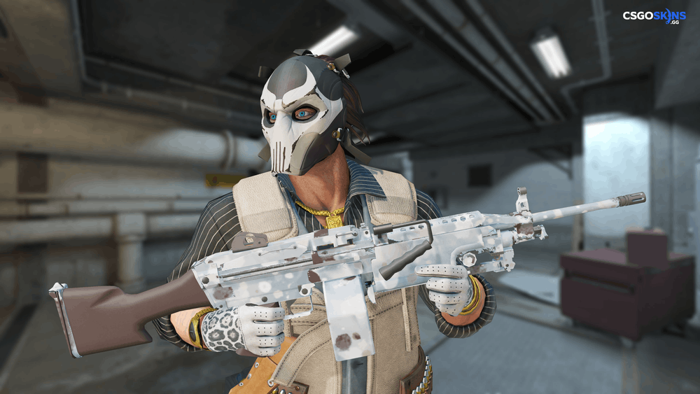 M249 | Blizzard Marbleized Artwork