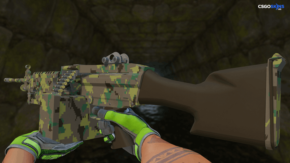 M249 | Jungle DDPAT Artwork