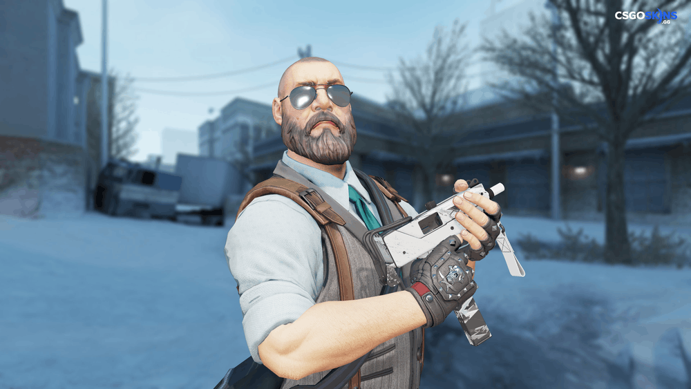 MAC-10 | Snow Splash Artwork