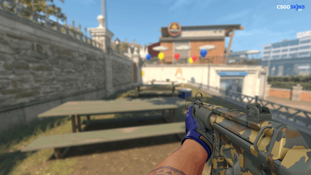 MP5-SD | Gold Leaf Artwork