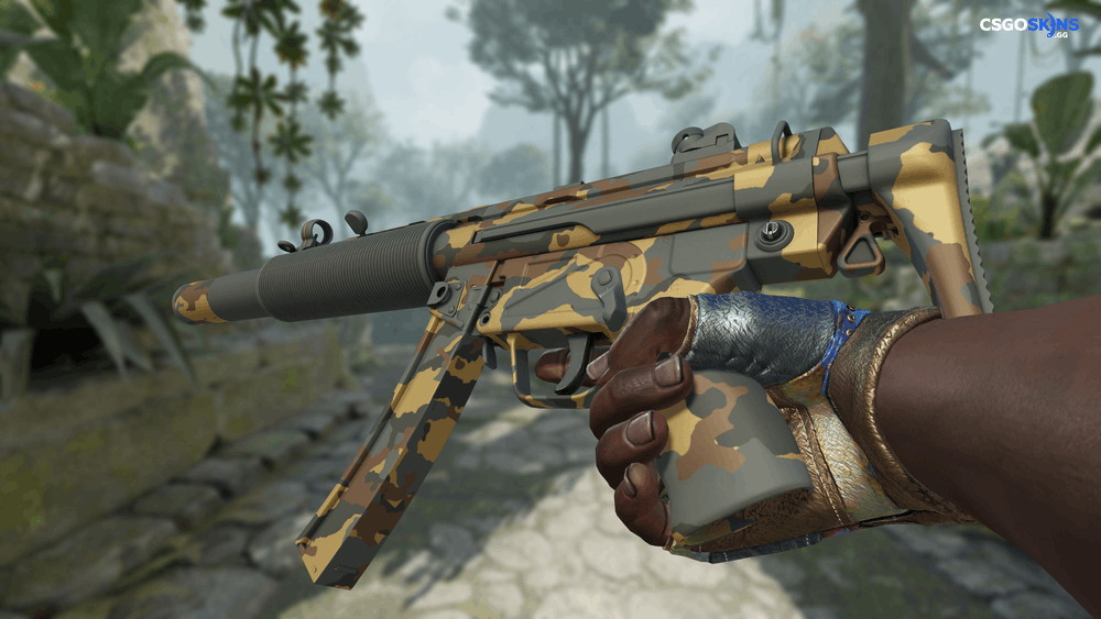 MP5-SD | Gold Leaf Artwork
