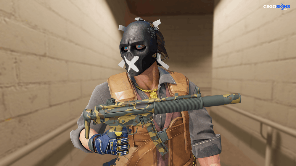 MP5-SD | Gold Leaf Artwork