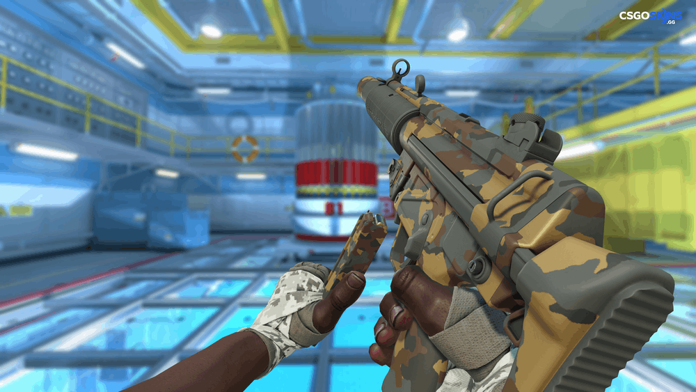 MP5-SD | Gold Leaf Artwork