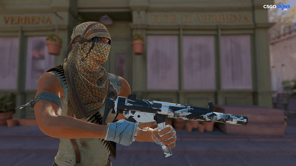 MP5-SD | Snow Splash Artwork