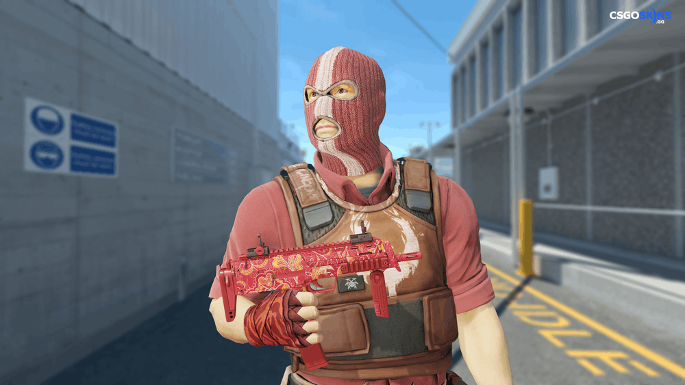 MP7 | Coral Paisley Artwork