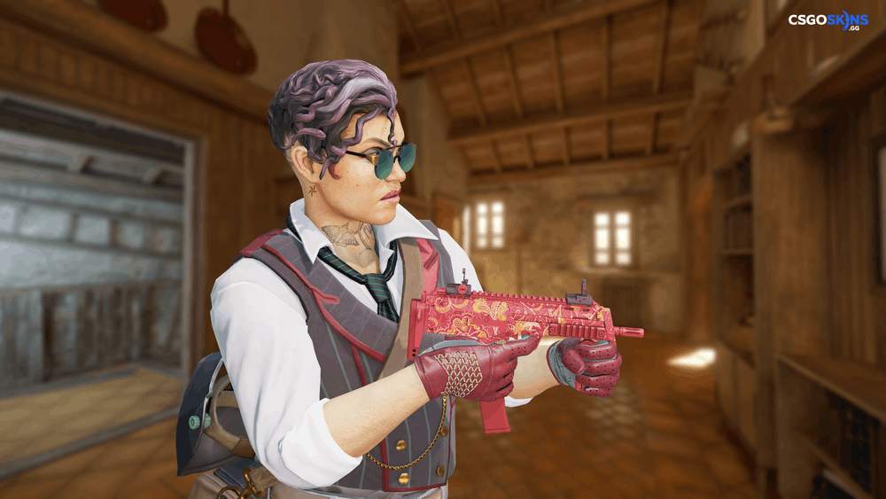 MP7 | Coral Paisley Artwork