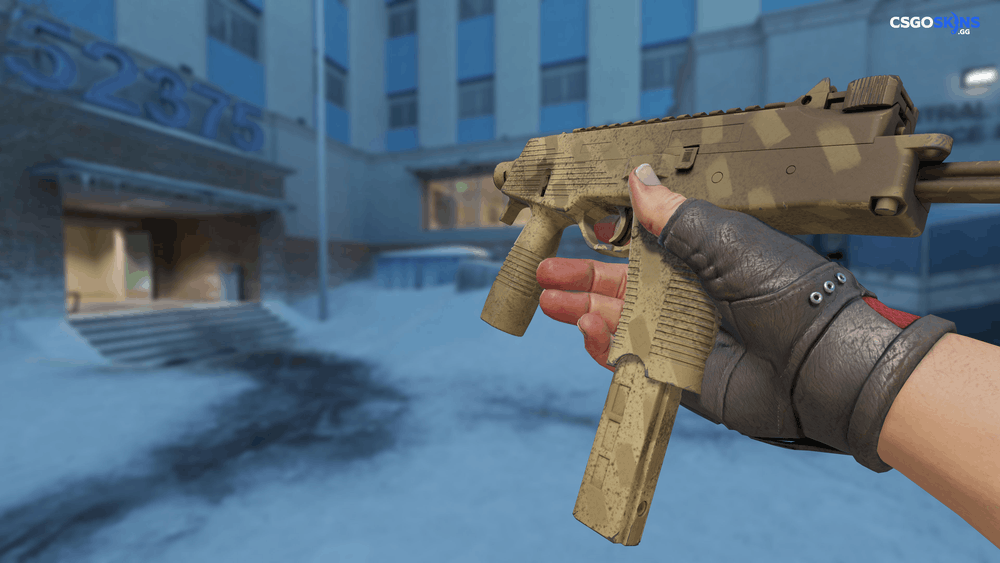 MP9 | Sand Dashed Artwork