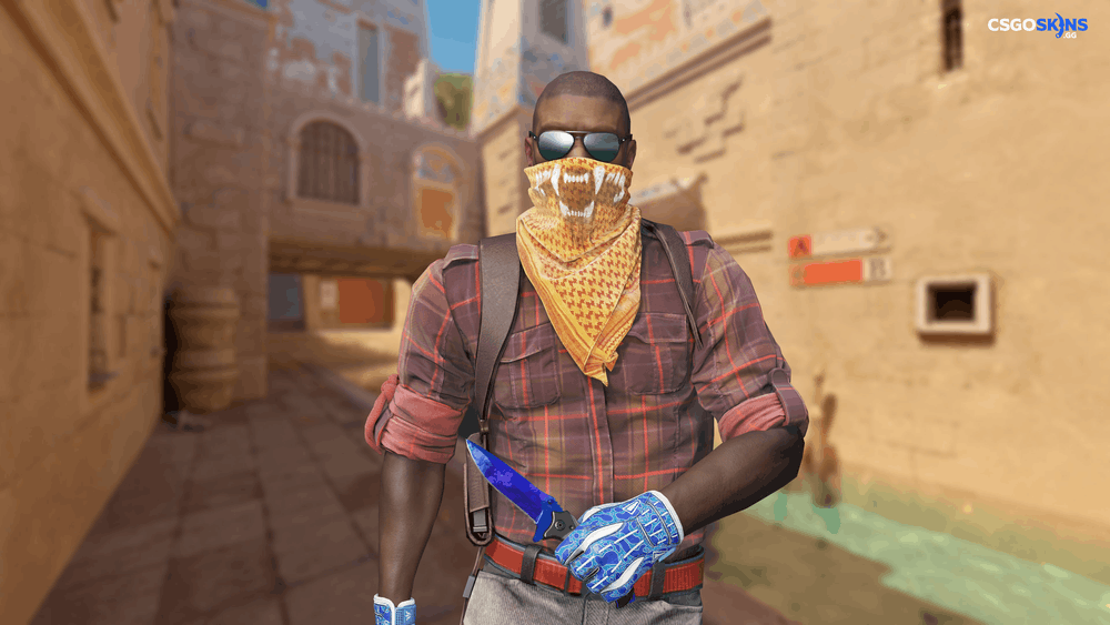 ★ Nomad Knife | Doppler Sapphire Artwork