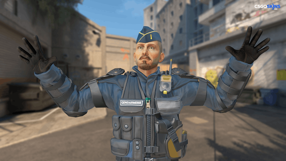 Officer Jacques Beltram | Gendarmerie Nationale Artwork