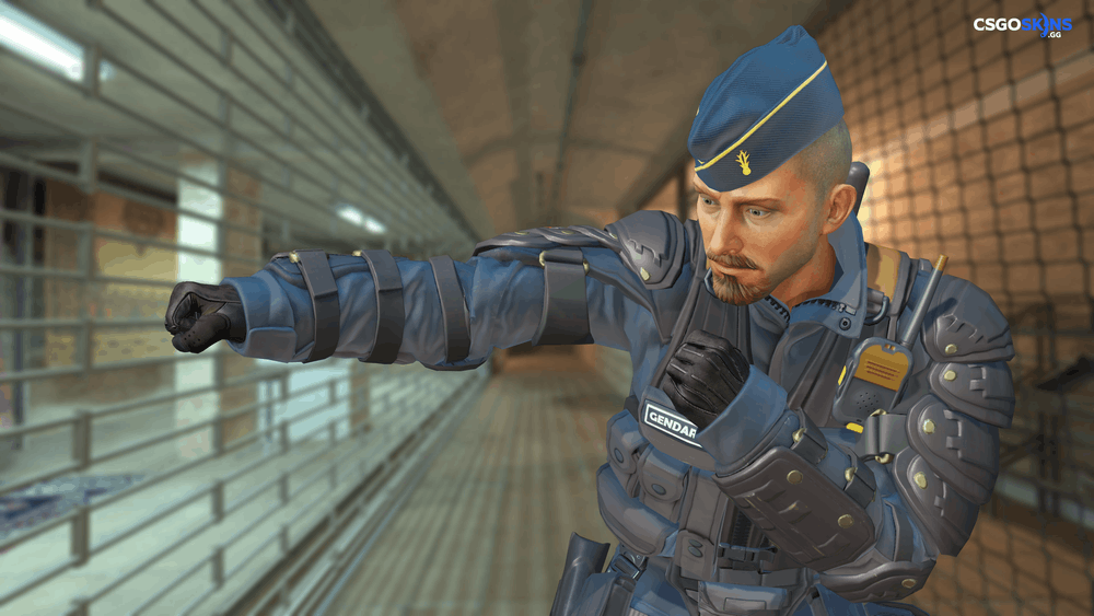 Officer Jacques Beltram | Gendarmerie Nationale Artwork