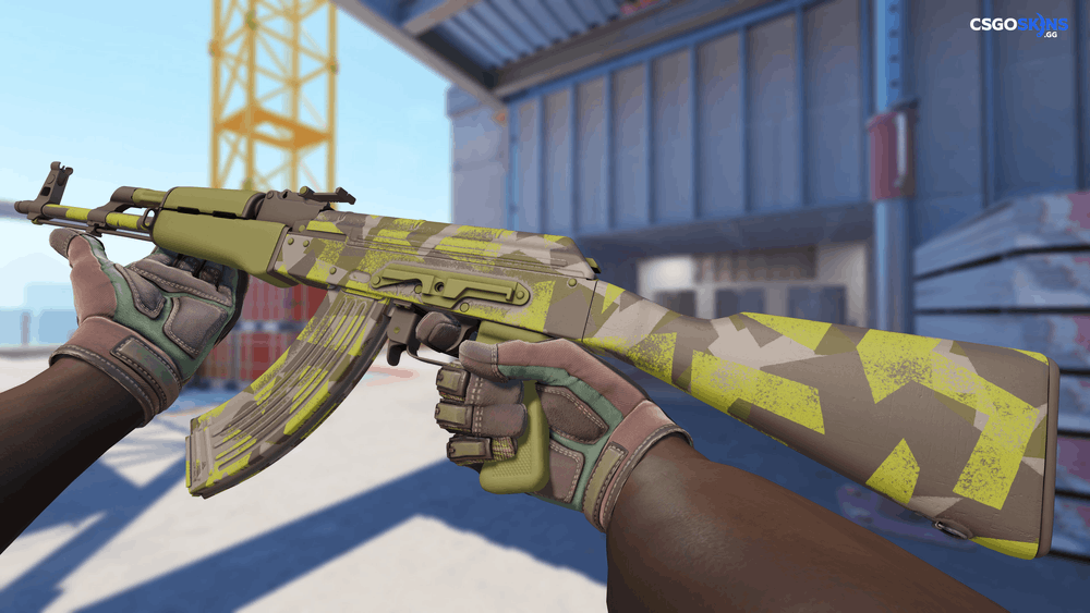 AK-47 | Olive Polycam Artwork