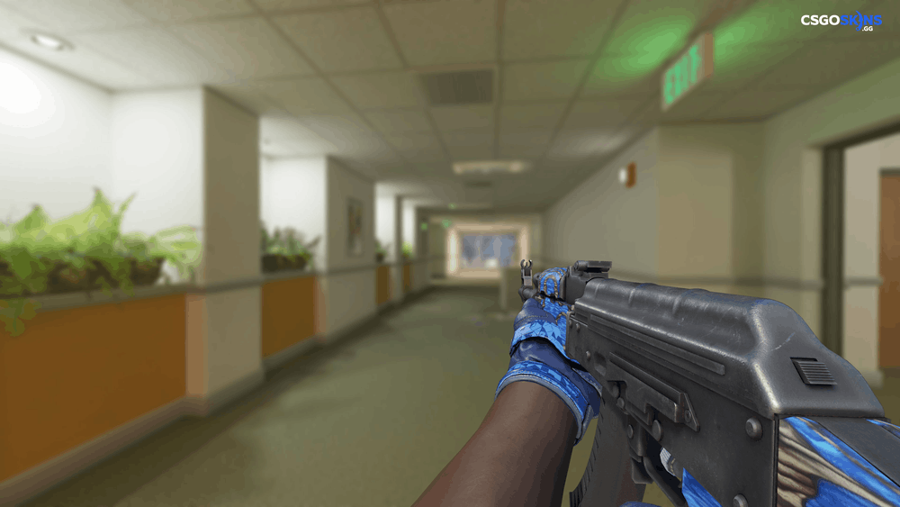 AK-47 | Blue Laminate Artwork