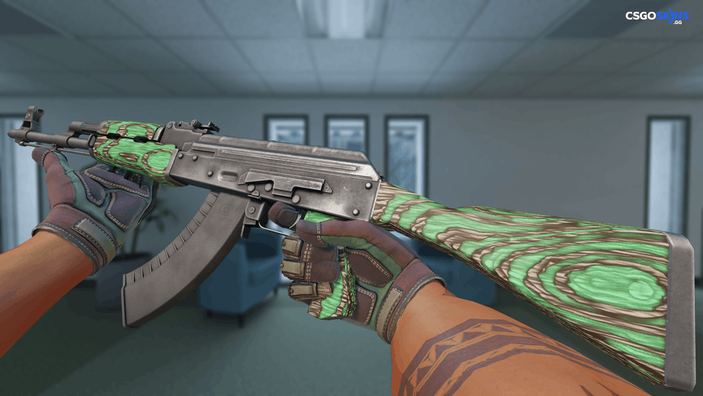 AK-47 | Green Laminate Artwork