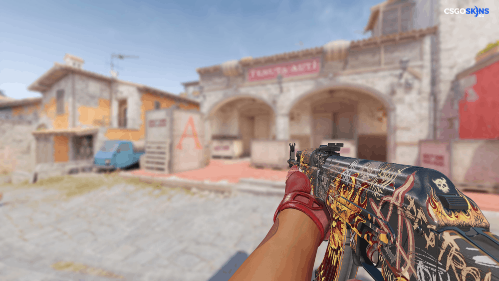 AK-47 | Searing Rage Artwork