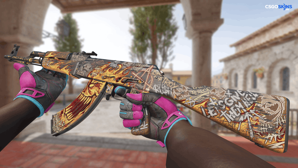 AK-47 | Searing Rage Artwork