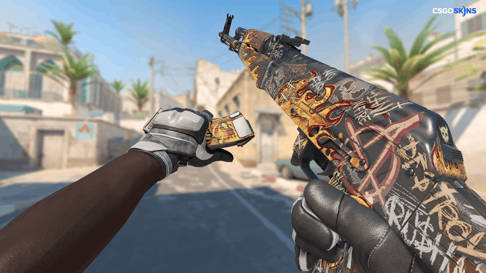 AK-47 | Searing Rage Artwork