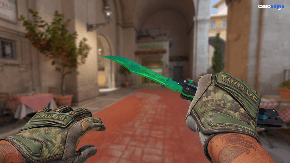 ★ Butterfly Knife | Gamma Doppler Emerald Artwork