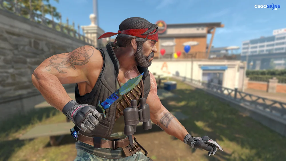 ★ Bowie Knife | Case Hardened Artwork