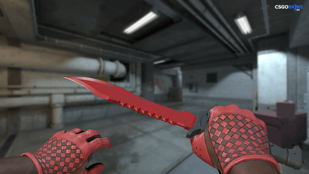 ★ Bowie Knife | Crimson Web Artwork